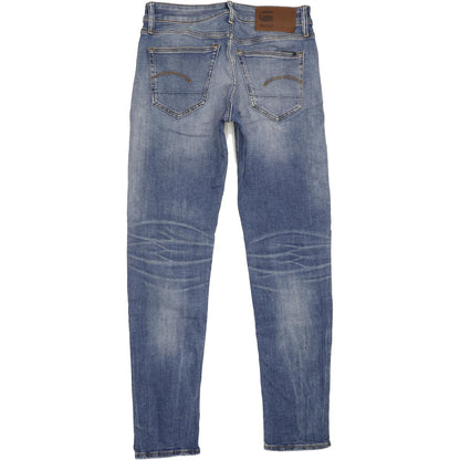 G-Star 3301 Men Blue Straight Slim Stretch Jeans W29 L31