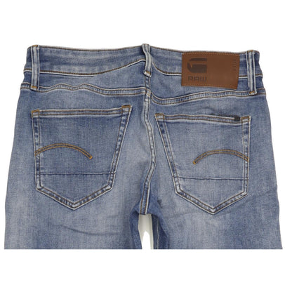 G-Star 3301 Men Blue Straight Slim Stretch Jeans W29 L31