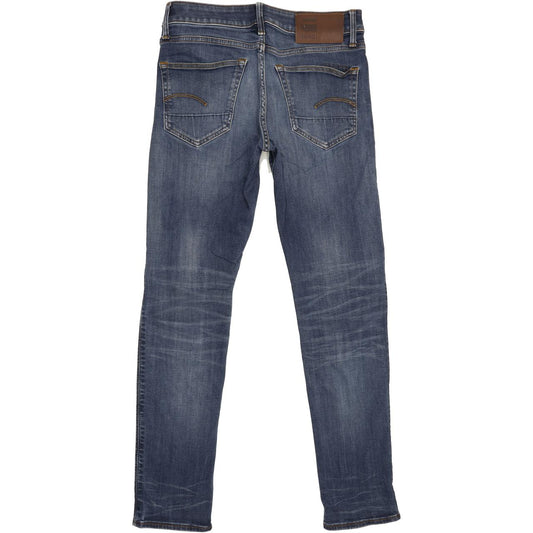 G-Star 3301 Men Blue Straight Slim Stretch Jeans W29 L31