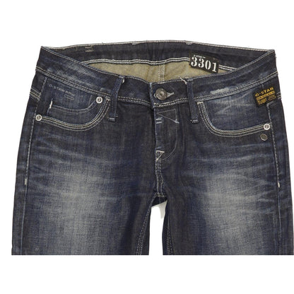 G-Star New Tag Women Blue Skinny Slim Stretch Jeans W27 L32