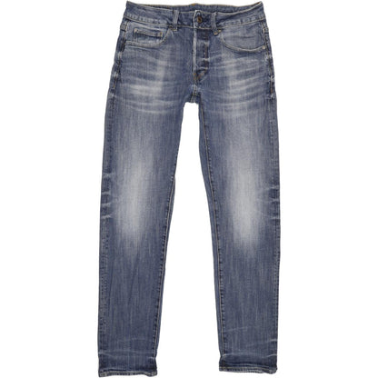 G-Star 3301 Men Blue Straight Slim Stretch Jeans W29 L31