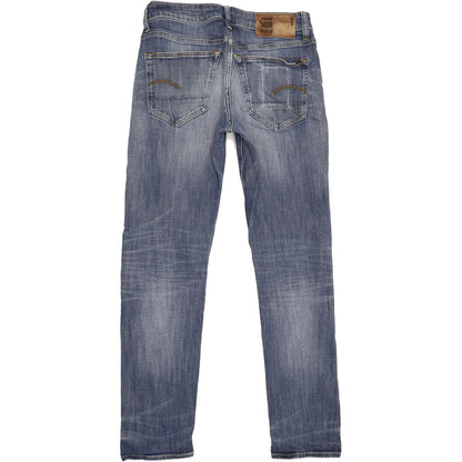 G-Star 3301 Men Blue Straight Slim Stretch Jeans W29 L31