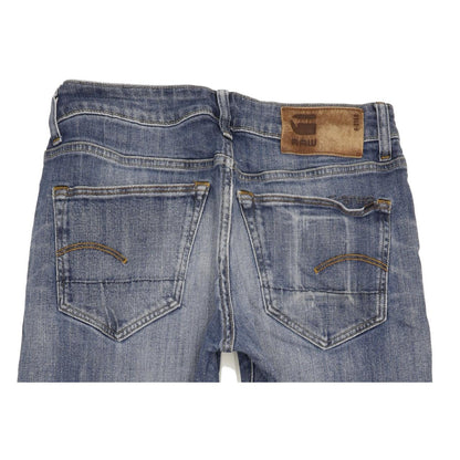 G-Star 3301 Men Blue Straight Slim Stretch Jeans W29 L31