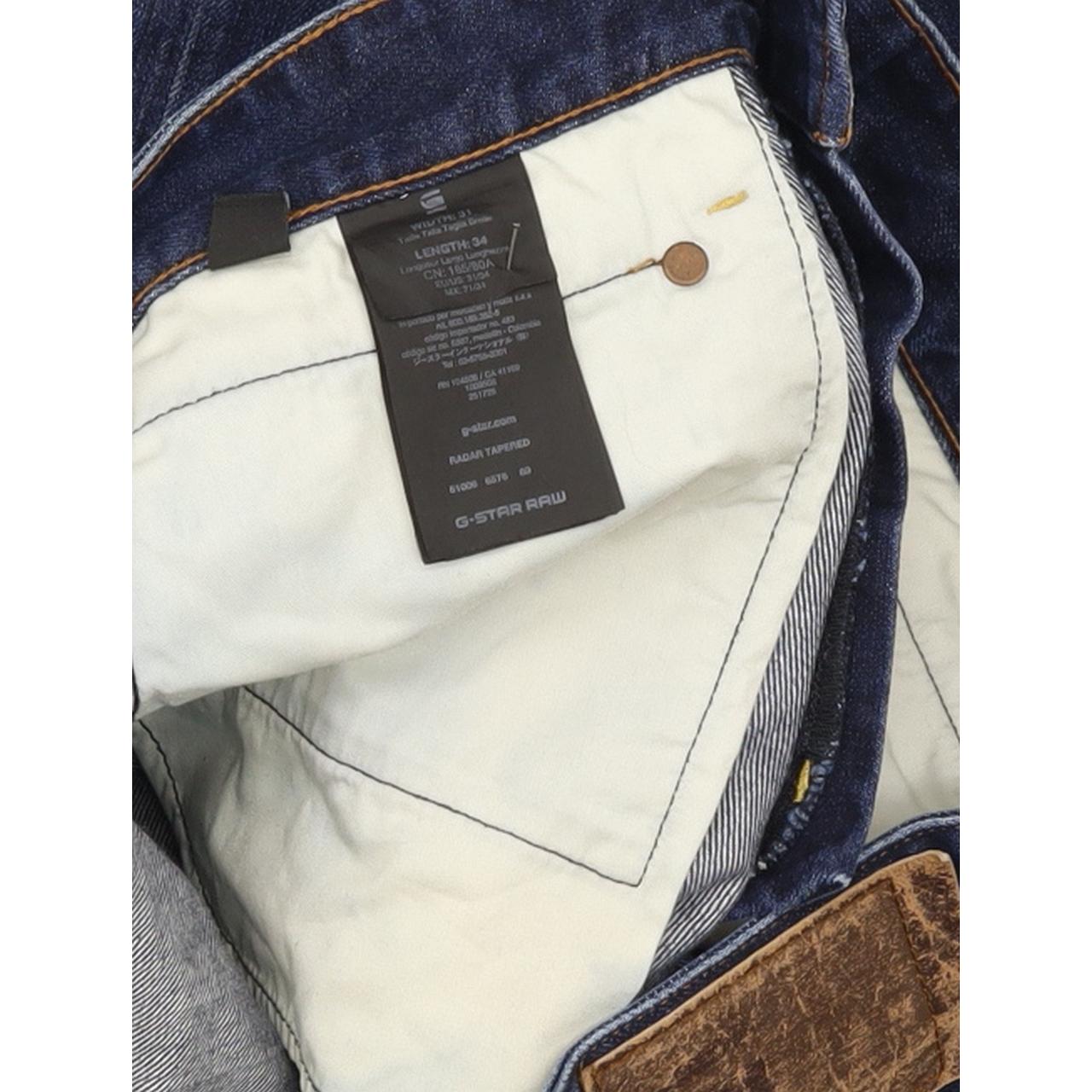 G-Star Radar Men Blue Tapered Regular Jeans W31 L34