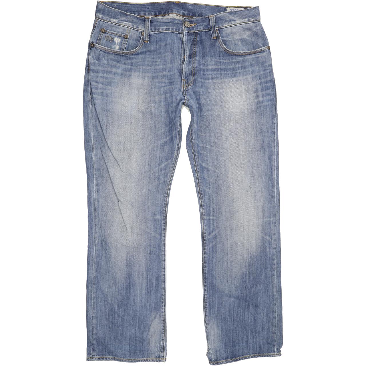 G-Star 3301 Blue Straight Regular Jeans W36 L32