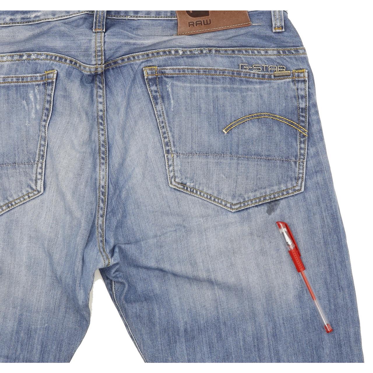 G-Star 3301 Blue Straight Regular Jeans W36 L32
