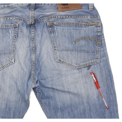 G-Star 3301 Blue Straight Regular Jeans W36 L32