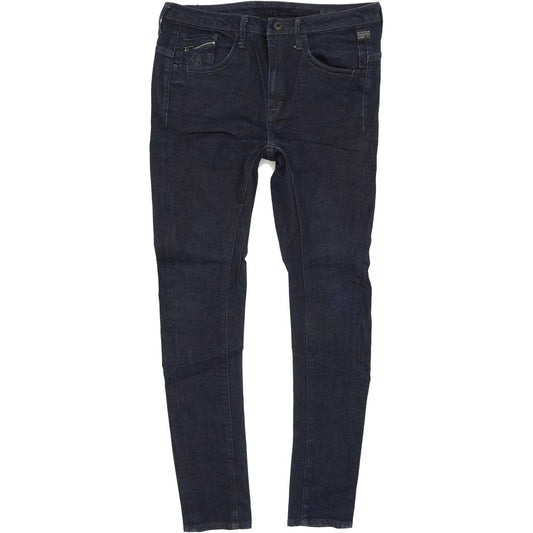G-Star New Ocean Women Blue Tapered Loose Stretch Jeans W27 L34