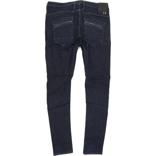 G-Star New Ocean Women Blue Tapered Loose Stretch Jeans W27 L34