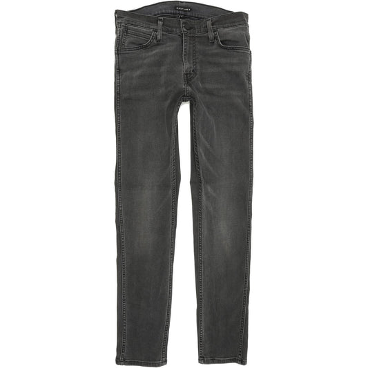 Levi's Line 8 Men Grey Skinny Slim Stretch Jeans W30 L31