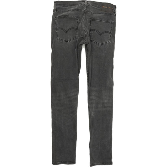 Levi's Line 8 Men Grey Skinny Slim Stretch Jeans W30 L31