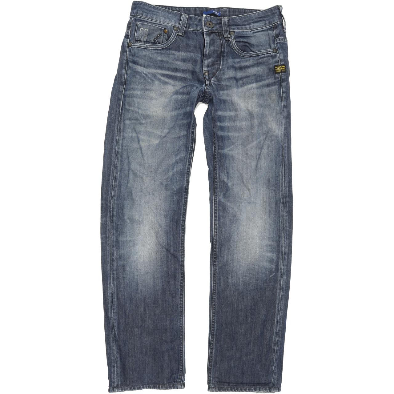 G-Star Attacc Men Blue Straight Regular Jeans W29 L30