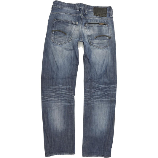 G-Star Attacc Men Blue Straight Regular Jeans W29 L30