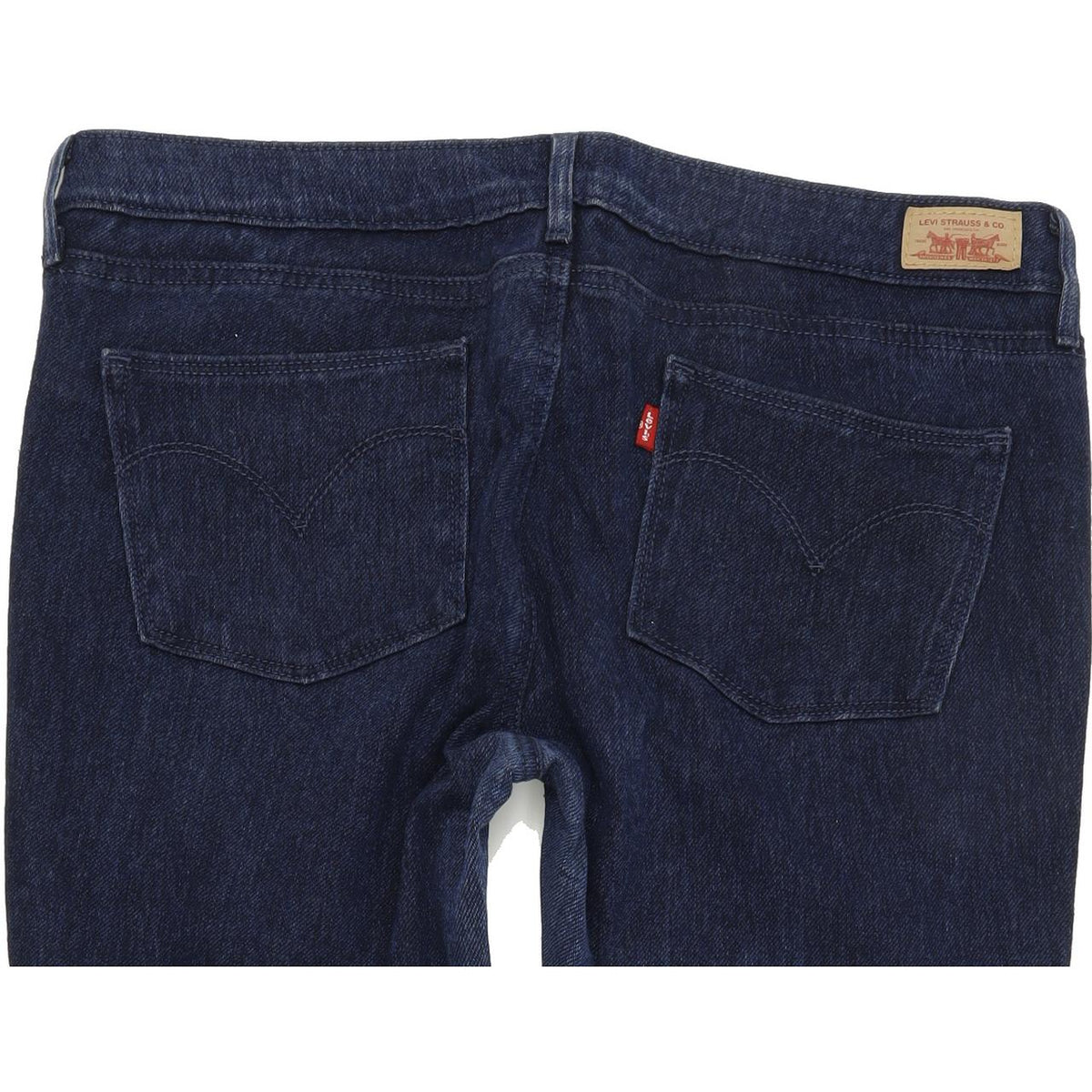 Levi's Women Blue Straight Slim Stretch Jeans W32 L29
