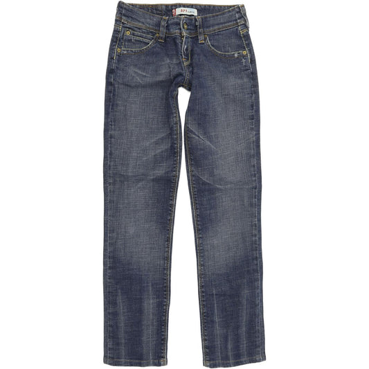 Levi's 571 Women Blue Straight Slim Stretch Jeans W26 L29
