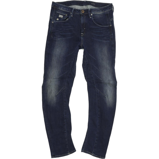 G-Star Arc 3D Women Blue Tapered Regular Stretch Jeans W28 L32