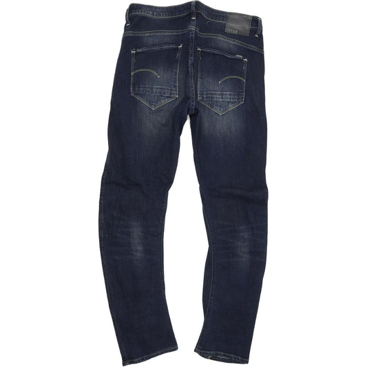 G-Star Arc 3D Women Blue Tapered Regular Stretch Jeans W28 L32