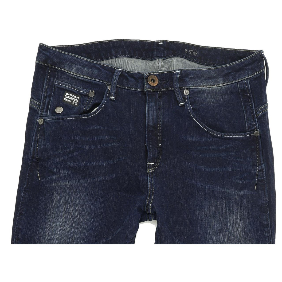 G-Star Arc 3D Women Blue Tapered Regular Stretch Jeans W28 L32