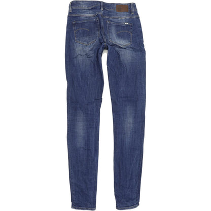 G-Star 3301 High Women Blue Skinny Slim Stretch Jeans W25 L32
