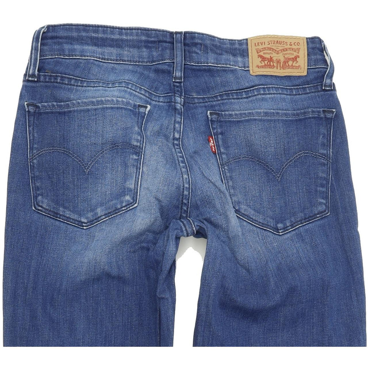 Levi's 711 Women Blue Skinny Regular Stretch Jeans W26 L30