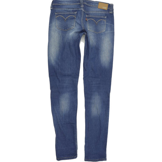 Levi's Slight Curve Women Blue Skinny Slim Stretch Jeans W28 L30