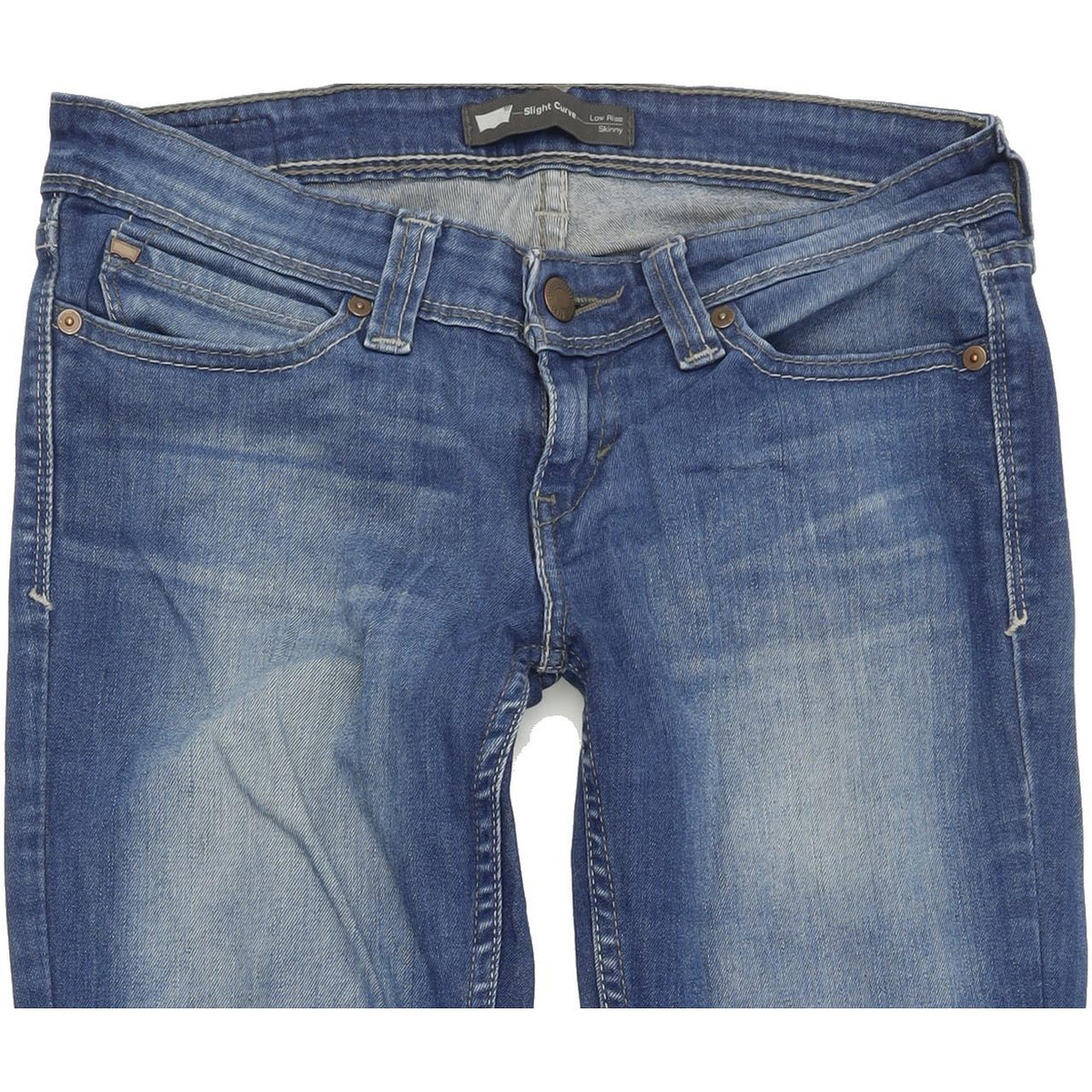 Levi's Slight Curve Women Blue Skinny Slim Stretch Jeans W28 L30