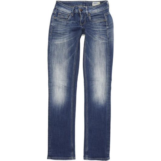 G-Star 3301 Women Blue Straight Regular Stretch Jeans W25 L32