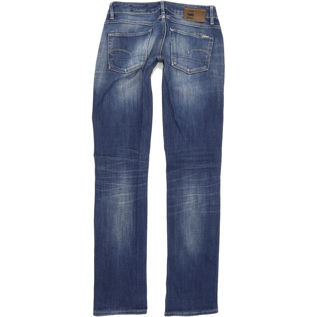 G-Star 3301 Women Blue Straight Regular Stretch Jeans W25 L32