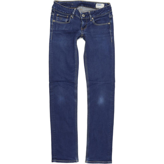G-Star 3301 Women Blue Straight Regular Stretch Jeans W25 L30
