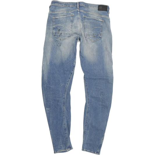 G-Star Arc 3D Women Blue Tapered Slim Stretch Jeans W26 L34