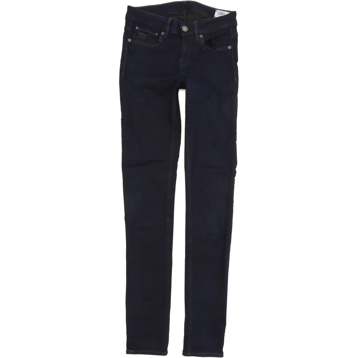 G-Star 3301 Contour Women Blue Skinny Slim Stretch Jeans W26 L34