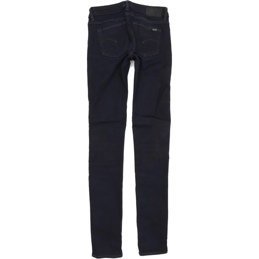G-Star 3301 Contour Women Blue Skinny Slim Stretch Jeans W26 L34