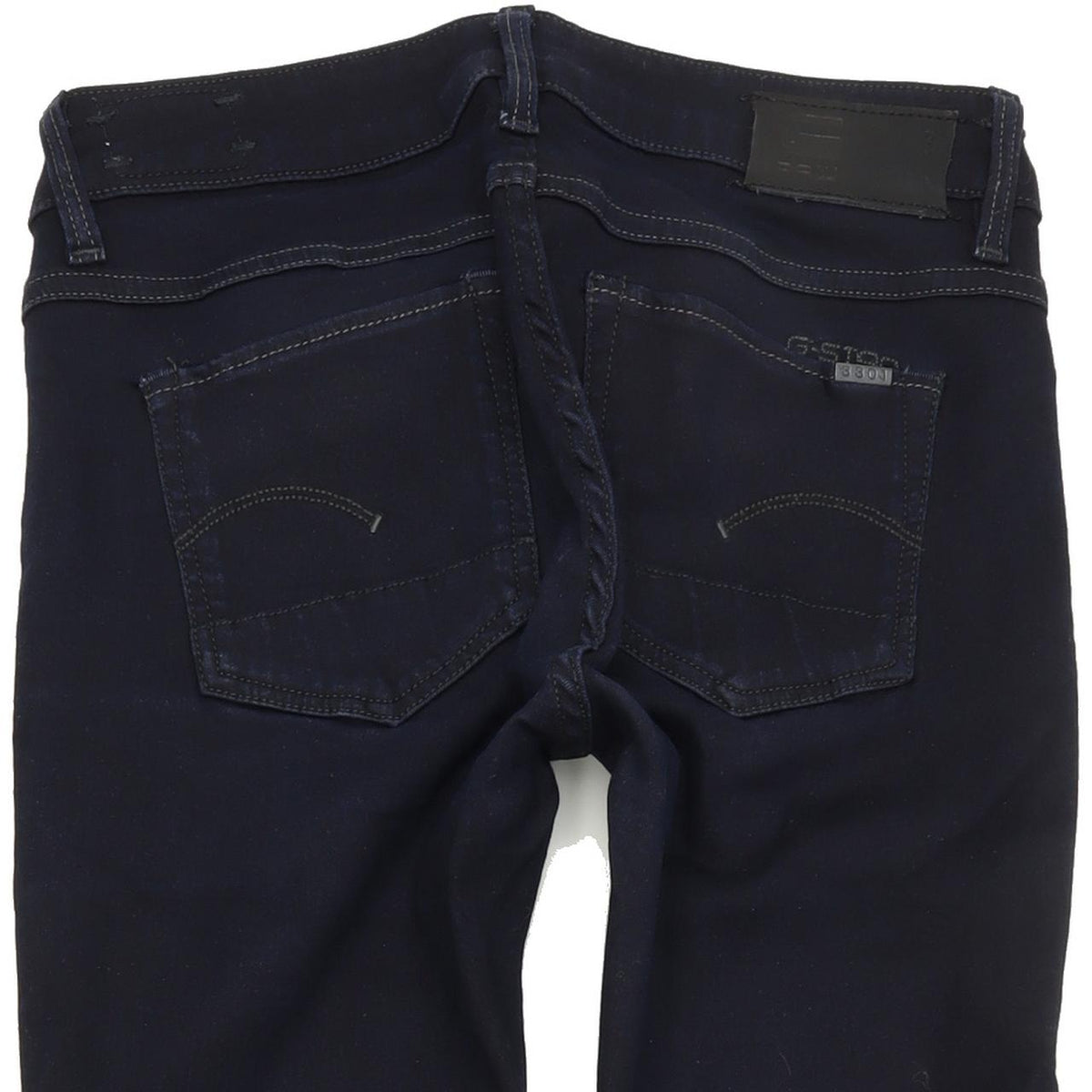 G-Star 3301 Contour Women Blue Skinny Slim Stretch Jeans W26 L34