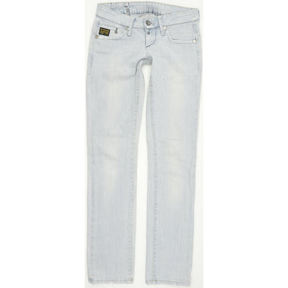 G-Star Midge Women Blue Straight Regular Stretch Jeans W26 L32