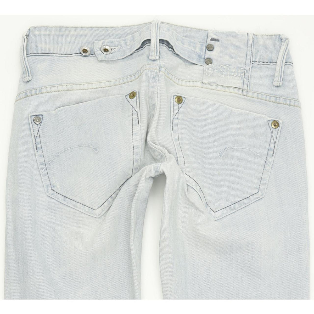G-Star Midge Women Blue Straight Regular Stretch Jeans W26 L32