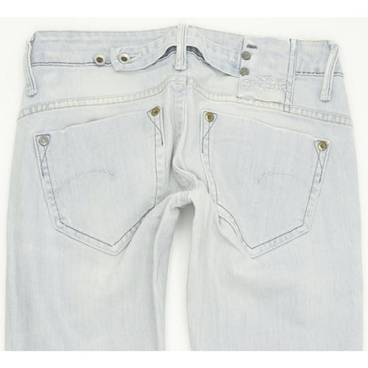 G-Star Midge Women Blue Straight Regular Stretch Jeans W26 L32