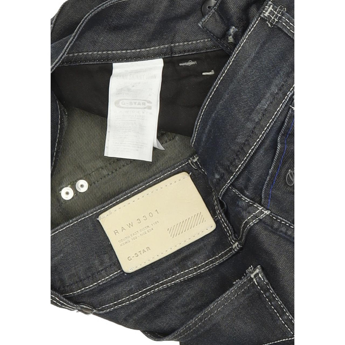 G-Star Lynn Women Blue Skinny Slim Stretch Jeans W26 L30