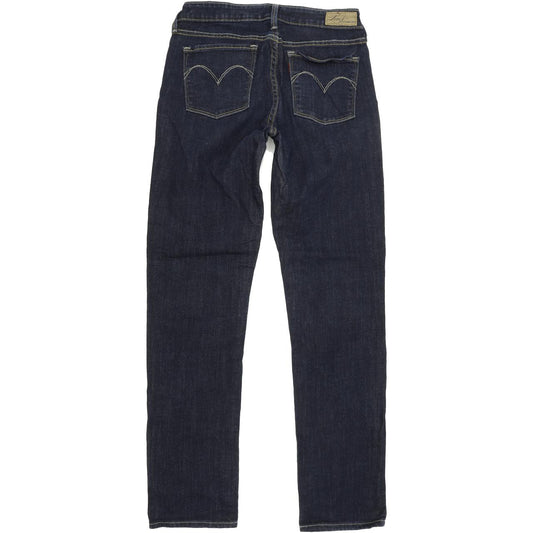 Levi's Slight Curve Women Blue Straight Slim Stretch Jeans W27 L30