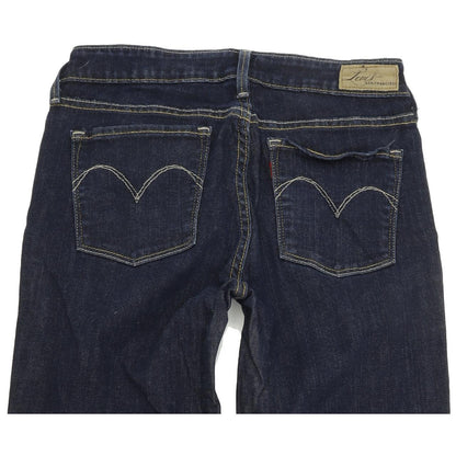 Levi's Slight Curve Women Blue Straight Slim Stretch Jeans W27 L30