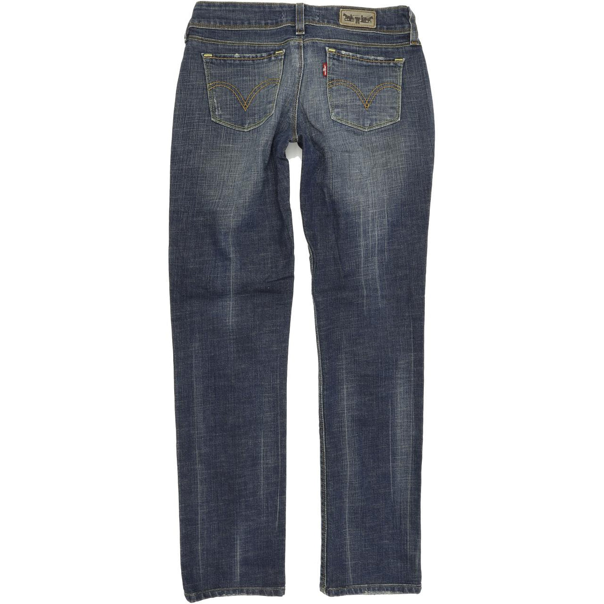 Levi's 571 Women Blue Straight Slim Stretch Jeans W30 L31