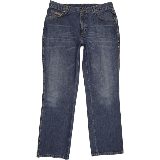 Wrangler Alaska Men Blue Straight Regular Jeans W36 L32