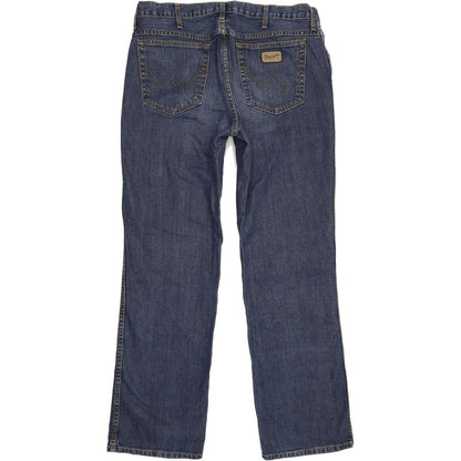 Wrangler Alaska Men Blue Straight Regular Jeans W36 L32