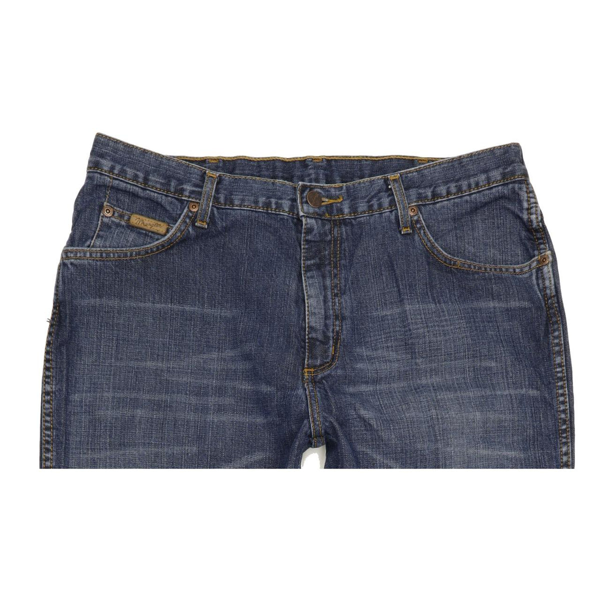 Wrangler Alaska Men Blue Straight Regular Jeans W36 L32