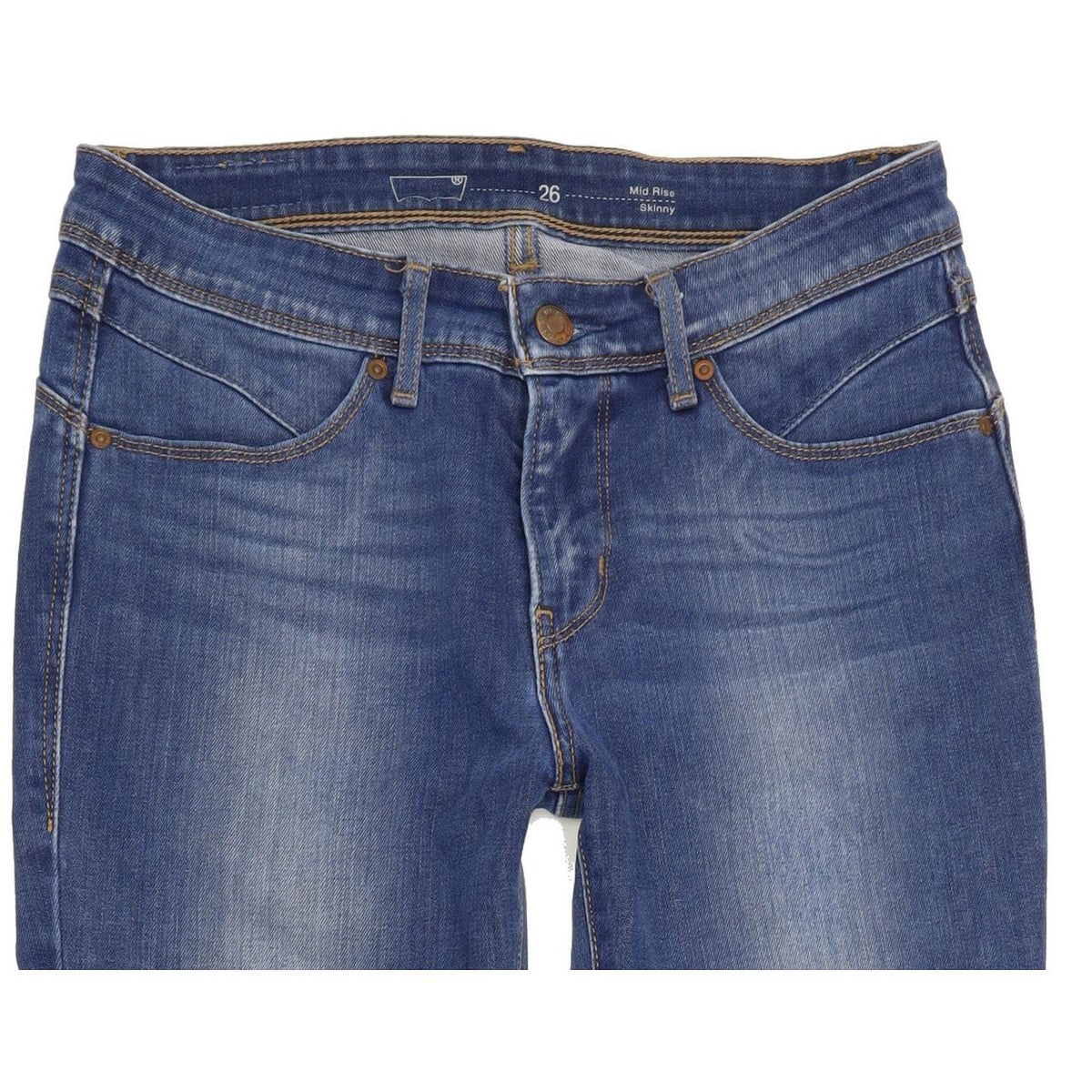 Levi's Women Blue Skinny Slim Stretch Jeans W26 L30