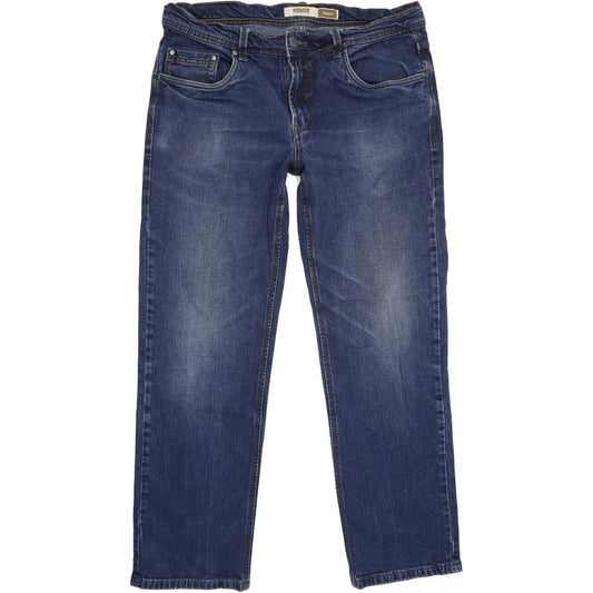 Pioneer Rando Men Blue Straight Regular Stretch Jeans W36 L29