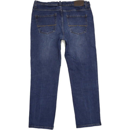 Pioneer Rando Men Blue Straight Regular Stretch Jeans W36 L29