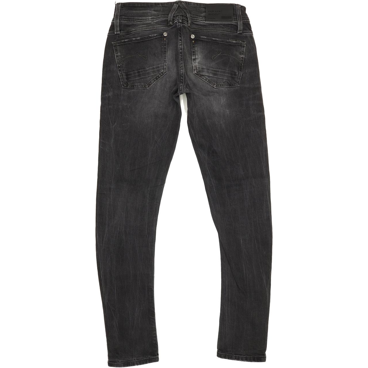 G-Star Lynn Women Charcoal Skinny Slim Stretch Jeans W28 L30