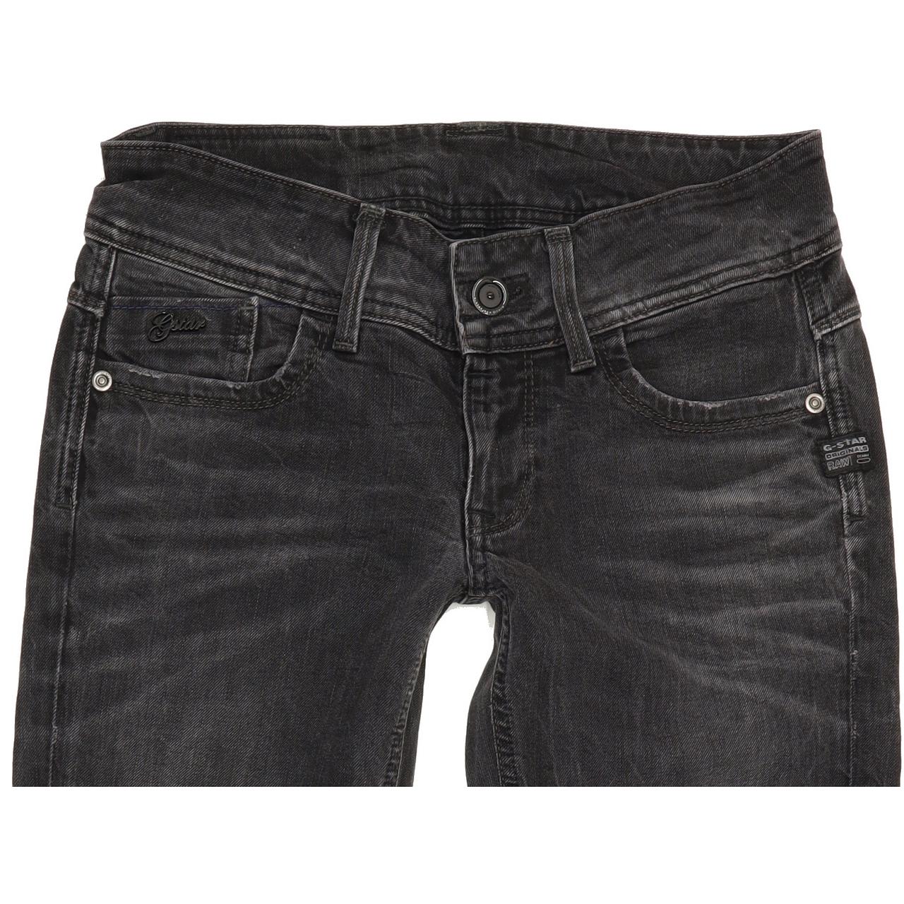 G-Star Lynn Women Charcoal Skinny Slim Stretch Jeans W28 L30