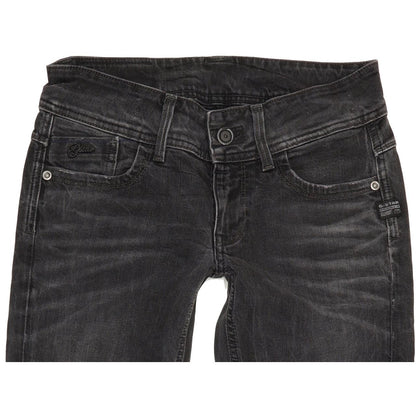 G-Star Lynn Women Charcoal Skinny Slim Stretch Jeans W28 L30