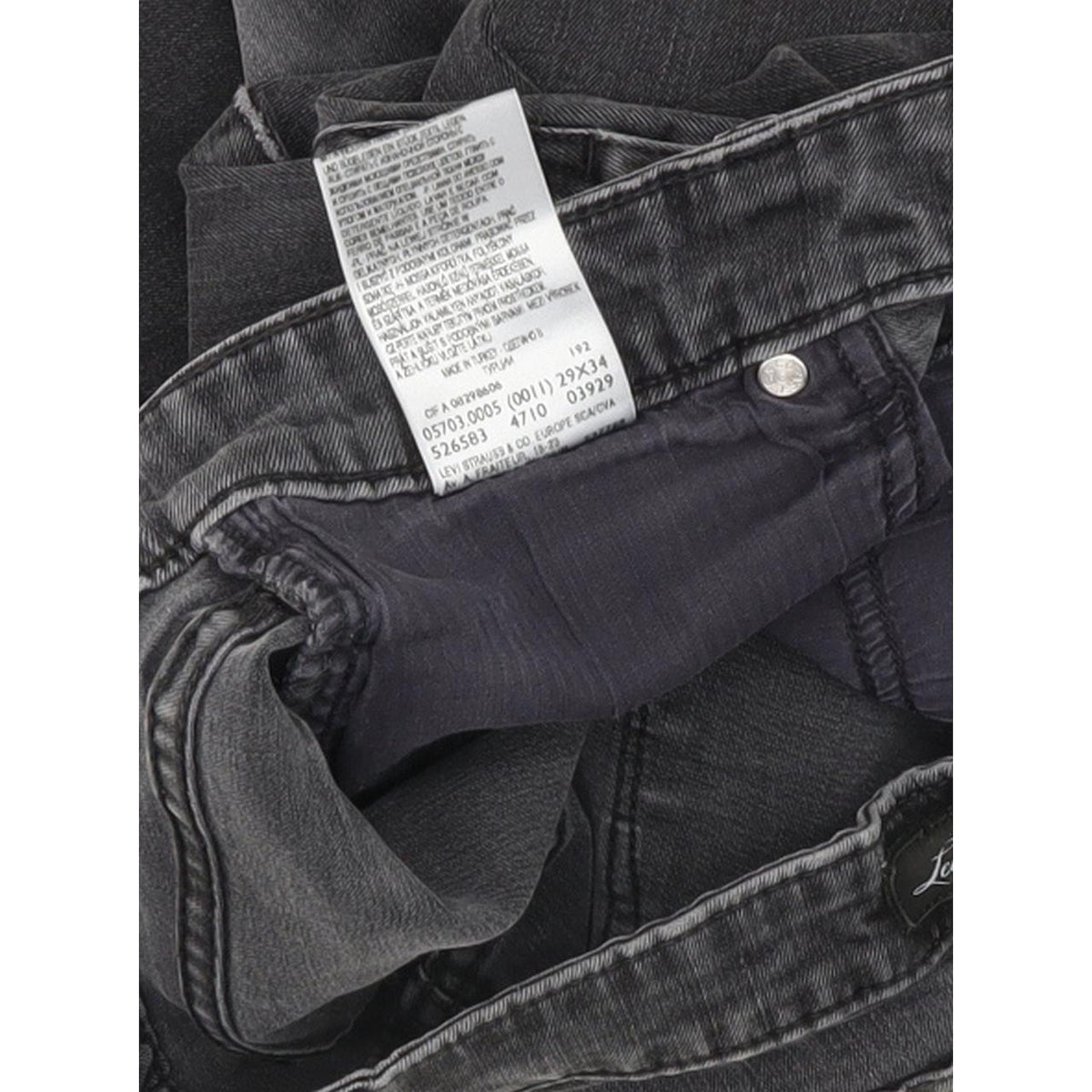 Levi's Demi Curve Women Charcoal Skinny Slim Stretch Jeans W29 L30